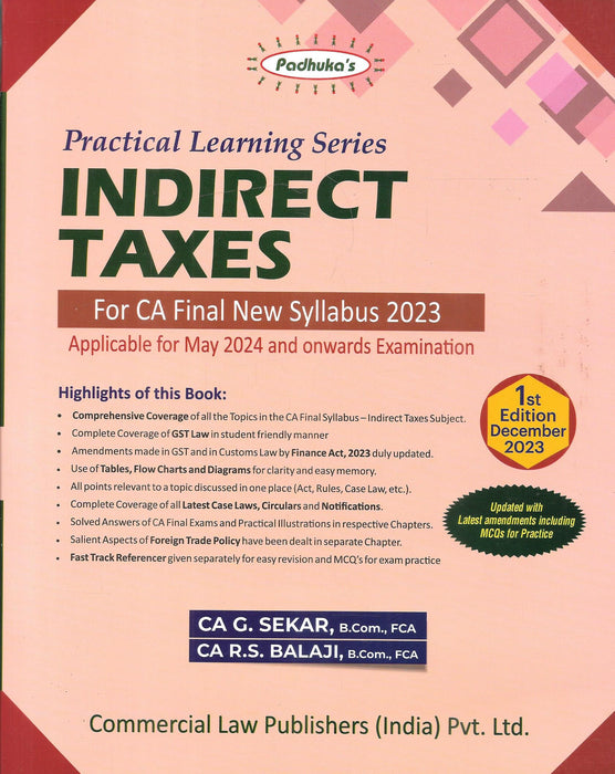 Practical Learning Series - Indirect Taxes