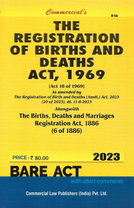 The Registration Of Births And Deaths Act, 1969