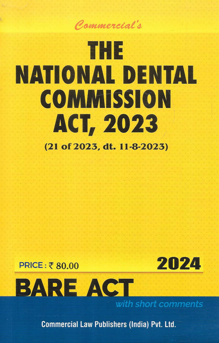 The National Dental Commission Act, 2023