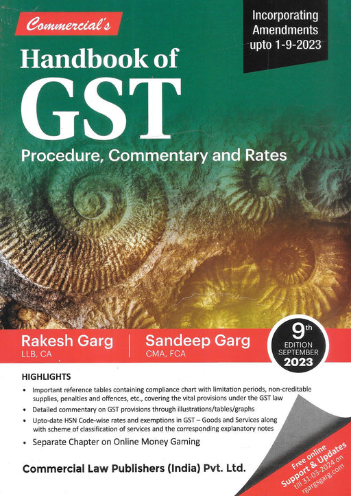 Handbook of GST Procedure, Commentary and Rates