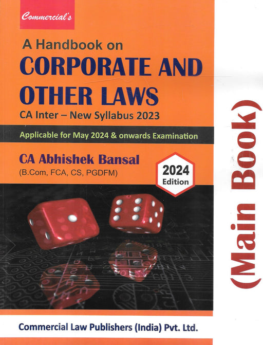 A Handbook On Corporate And Other Laws - Main Book