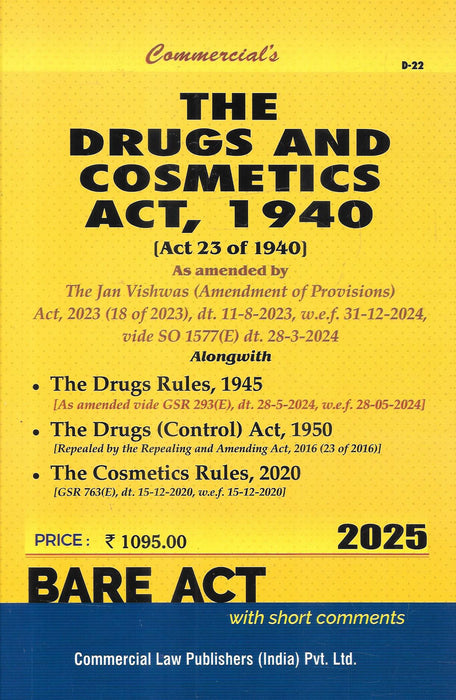 The Drugs And Cosmetics Act, 1940