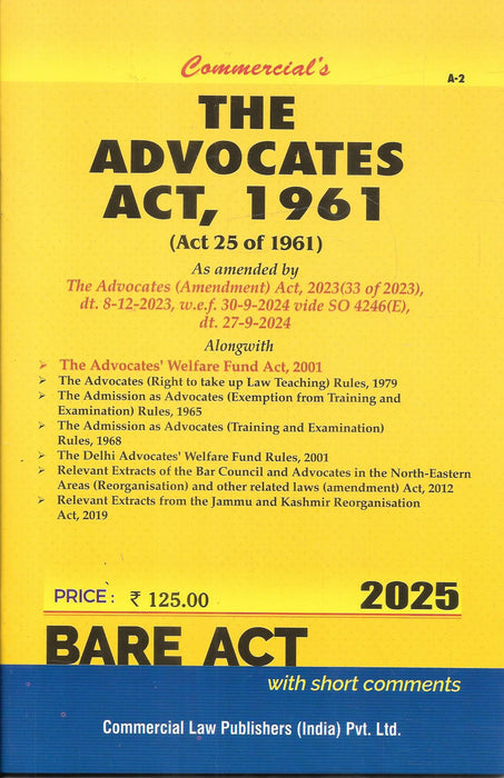 The Advocates Act,1961