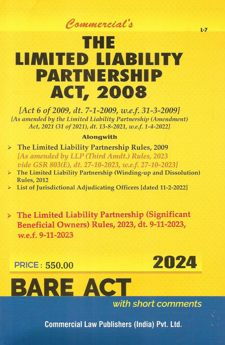 The Limited Liability Partnership Act , 2008