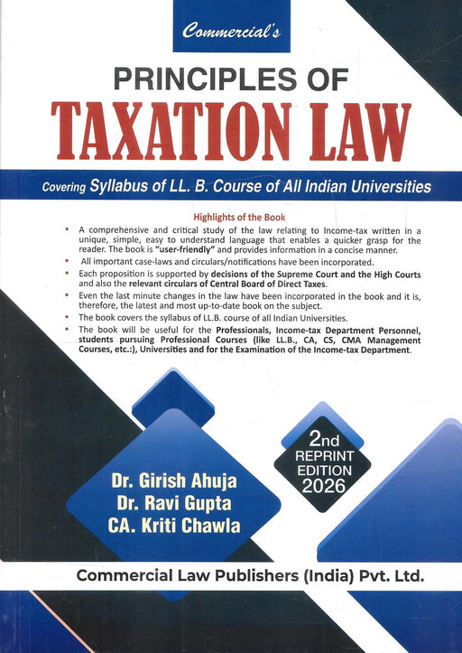 Principles of Taxation Law for LLB Exams