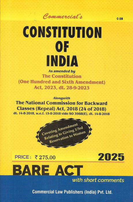 Constitution Of India, 1950 (Bare Act)