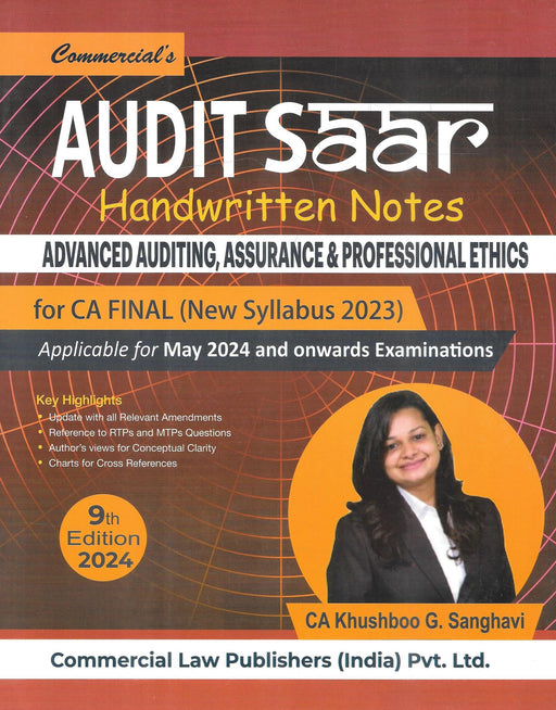 Audit Saar Handwritten Notes Advanced Auditing , Assurance & Professional Ethics