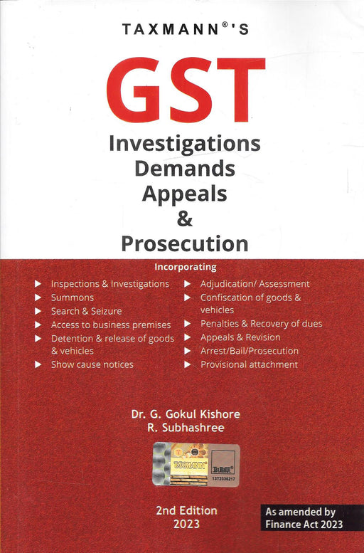 GST Investigations Demands Appeals & Prosecution