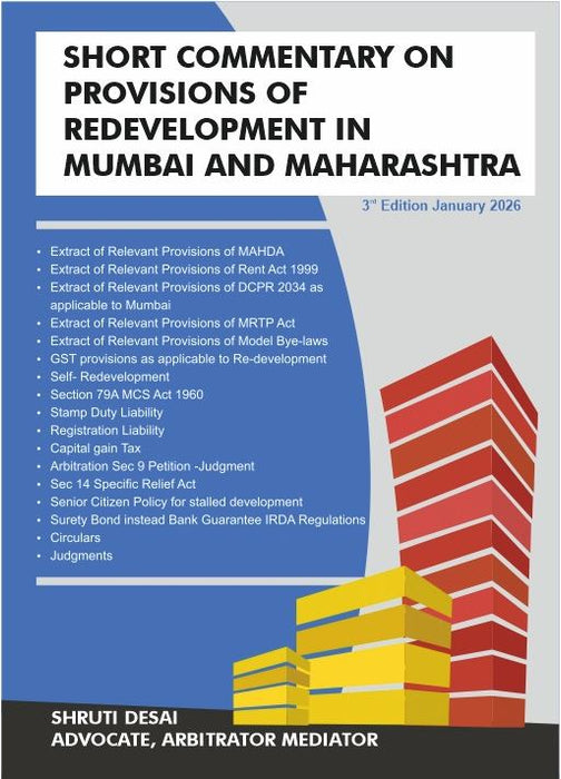Short Commentary on Provisions of Redevelopment in Mumbai and Maharashtra
