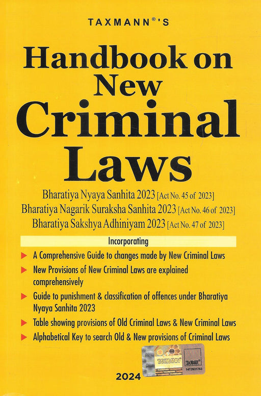 Handbook On New Criminal Laws