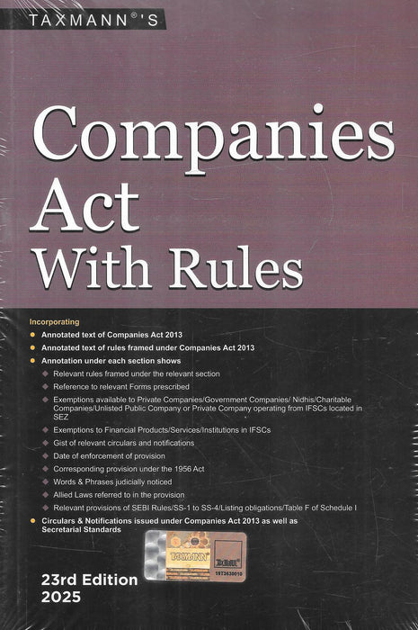 Companies Act with Rules