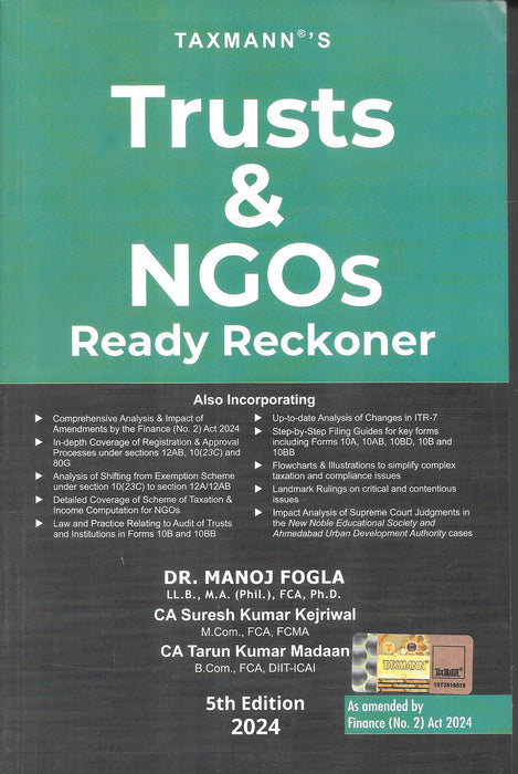 Trusts & NGOs Ready Reckoner