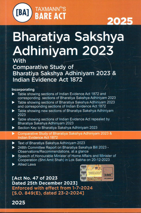 Bharatiya Sakshya Adhiniyam 2023