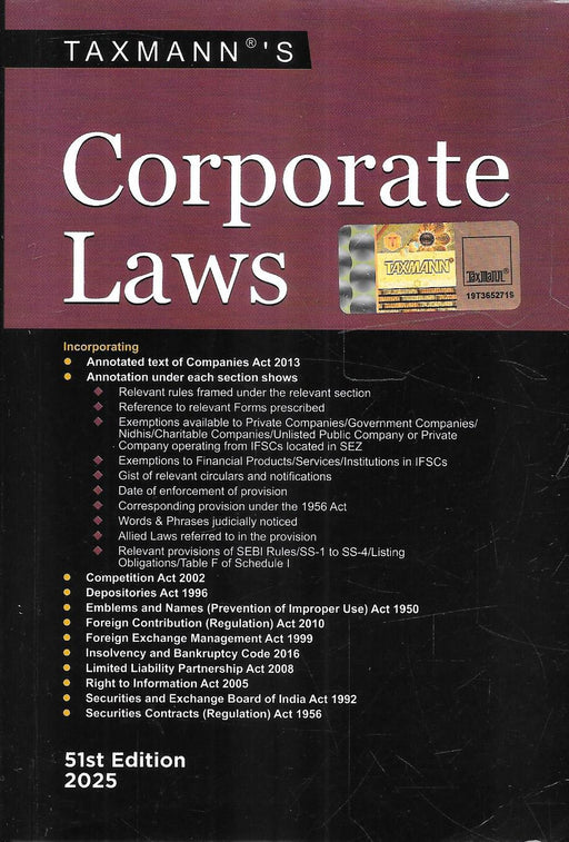 Corporate Laws – Pocket - Paperback