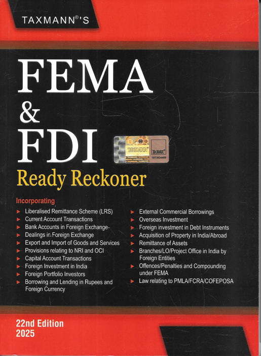 FEMA & FDI Ready Reckoner