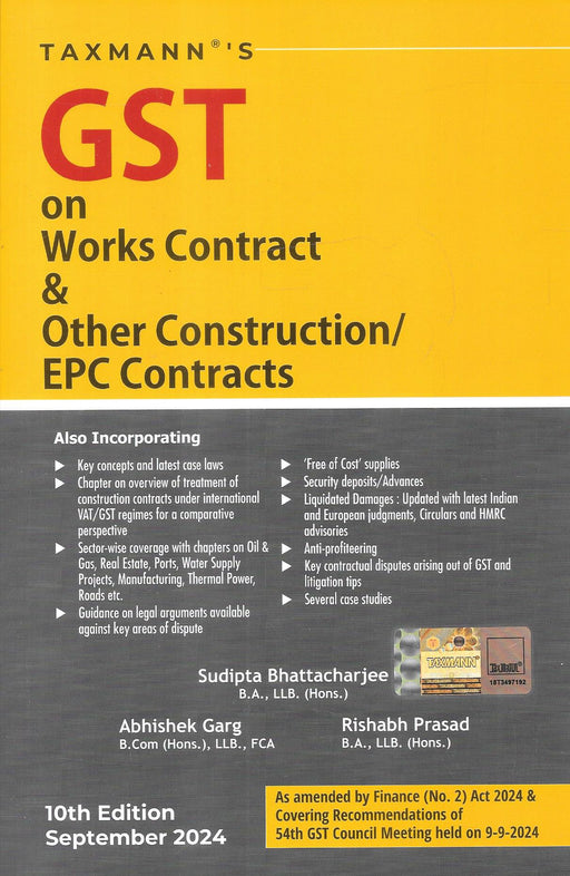 GST on Works Contract & Other Construction/EPC Contracts