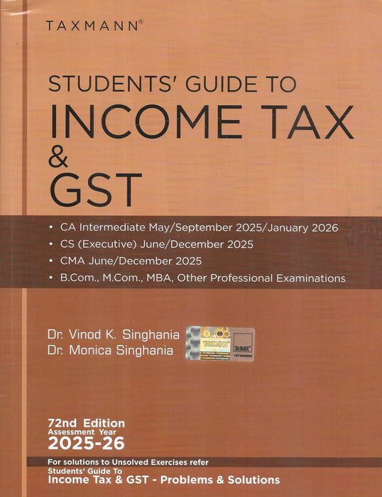 Students' Guide To Income Tax Including GST