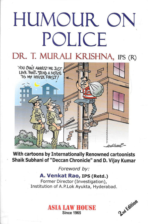 Cover image of Humour on Police by Dr T Murali Krishna IPS Retd published by Asia Law House