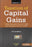 Taxation of Capital Gains 2026 book cover by CA S Krishnan showing detailed guide on capital gains taxation under Income Tax Act 1961 and 2025 for chartered accountants tax professionals and financial advisors handling investments and asset transfers.