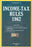 Book cover of 'Income-Tax Rules 1962' by Taxmann with a green and yellow color scheme.
