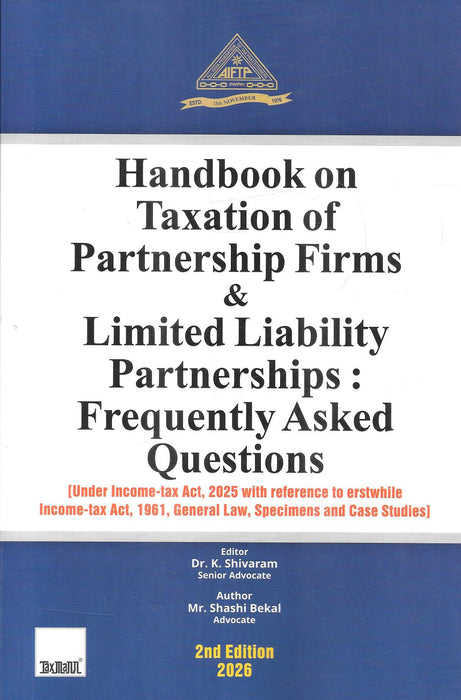 Handbook on Taxation of Partnership Firms and Limited Liability Partnerships Frequently Asked Questions 2026 by Taxmann