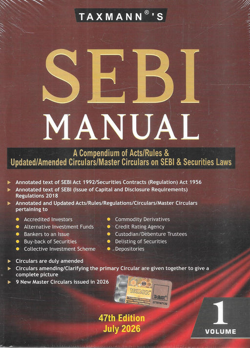 SEBI Manual (Set of 3 Volumes)