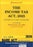 Income Tax Act 2025 pocket bare act with short comments 2026 edition yellow cover showing updated provisions as per Finance Act 2026 designed for law students advocates and tax professionals for quick reference and portable legal use in India.