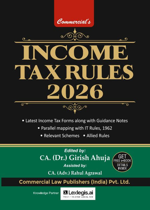 New Tax Act Series Combo (Income Tax Act 2025 + Rules 2026 + Ready Reckoner)