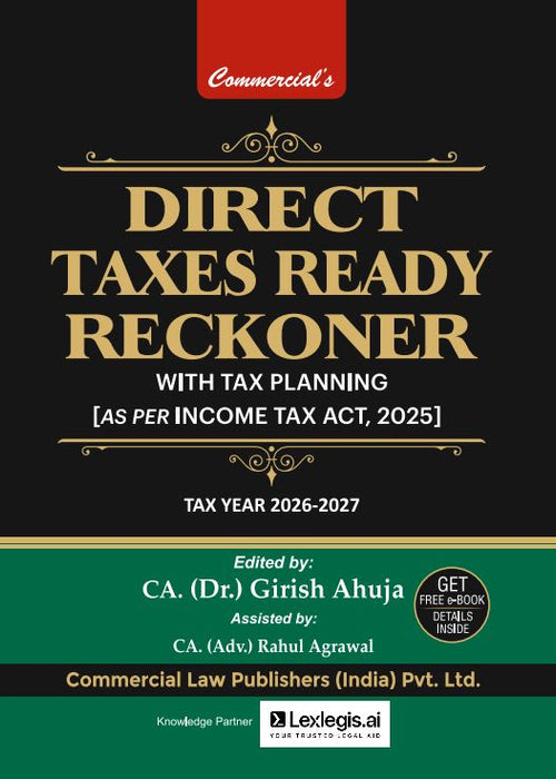 New Tax Act Series Combo (Income Tax Act 2025 + Rules 2026 + Ready Reckoner)