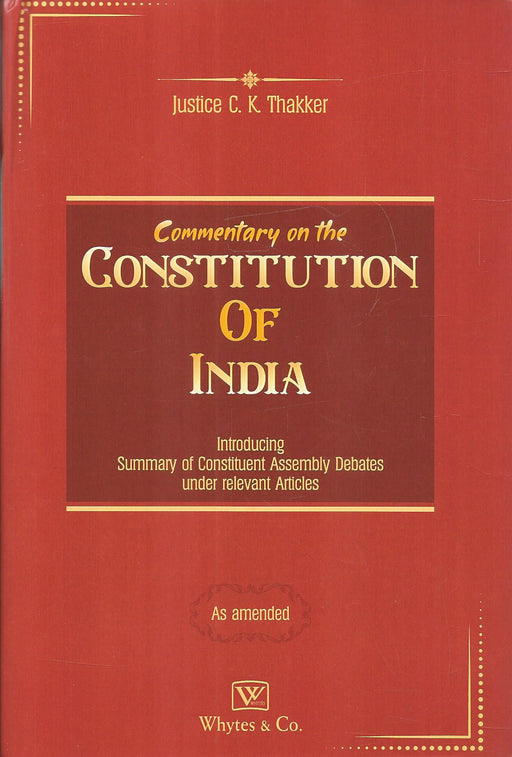 Commentary On The Constitution Of India In 3 Volumes