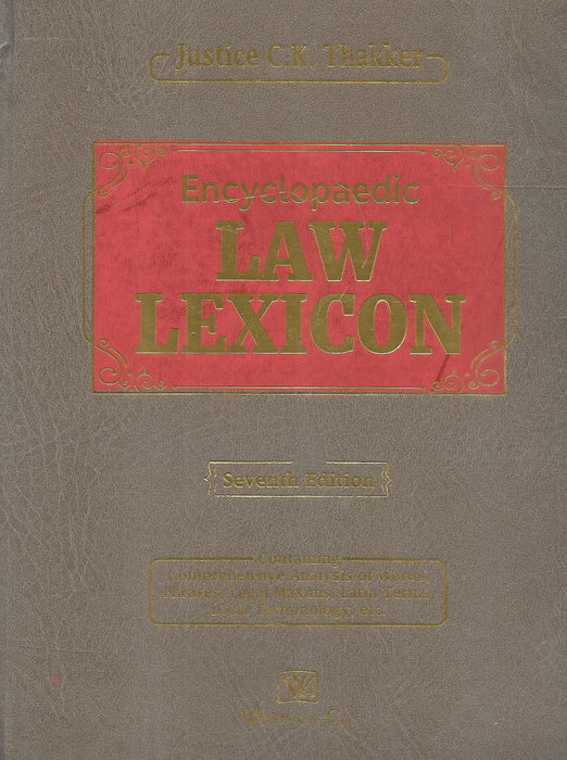 Encyclopedia Law Lexicon In 4 Volume