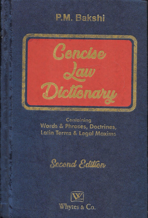 Concise Law Dictionary (Hard-Bound)