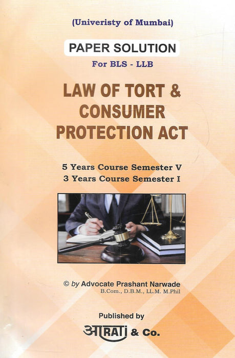 Paper Solution-Law Of Tort & Consumer Protection Act