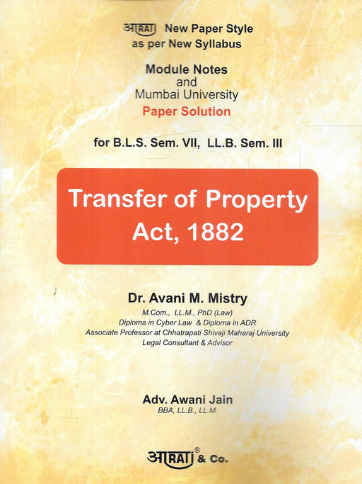Transfer Of Property Act, 1882