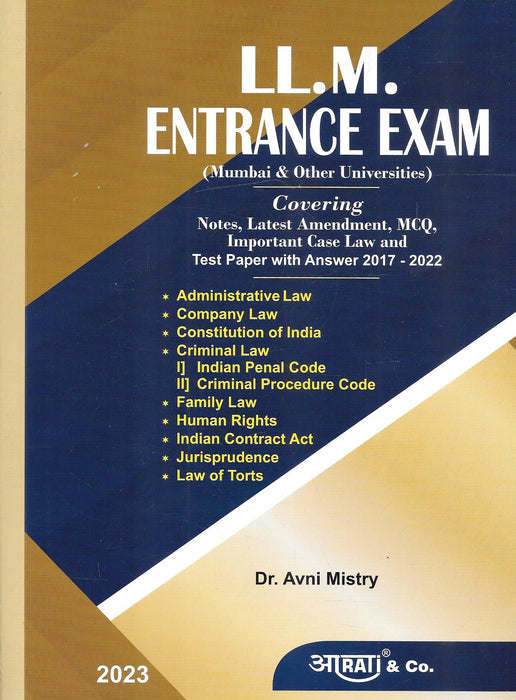 LL.M Entrance Exam (Mumbai and Other Universities)