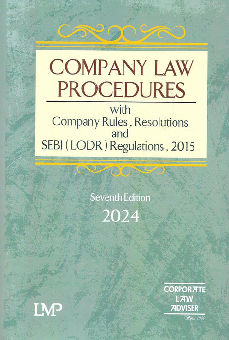 Company Law Procedure with Company Rules, Resolutions and LODR regulations