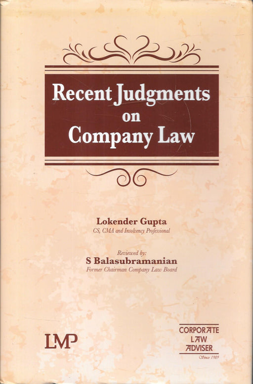 Recent Judgments On Company Law