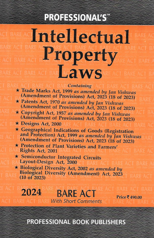 Intellectual Property Laws Bare Act