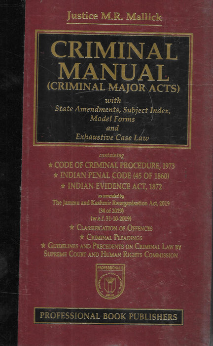 Criminal Manual - Criminal Major Act