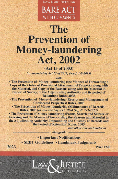 The Prevention Of Money-Laundering Act. 2002