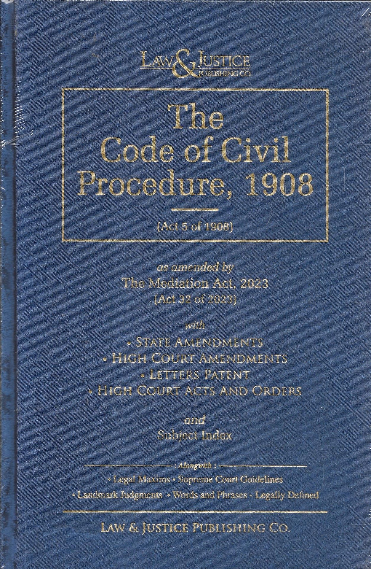 The Code OF Civil Procedure , 1908 – M&J Services - The Eclectic Law ...