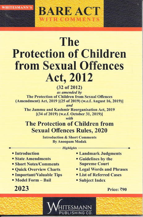 The Protection of Children from Sexual Offences Act , 2012 - Bare Act