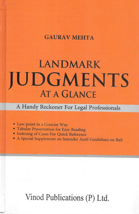 Landmark Judgments At A Glance