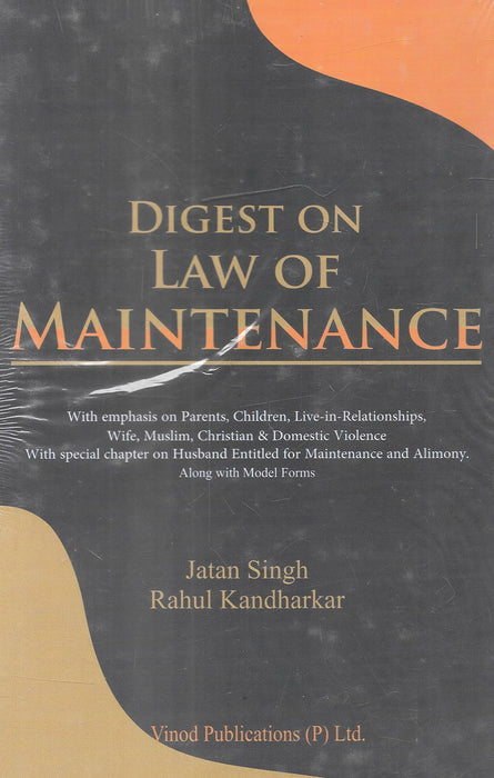 Digest On Law Of Maintenance