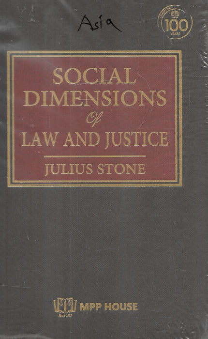 Social Dimensions Of Law And Justice