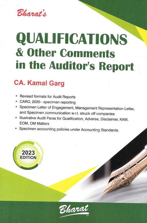 Qualifications & Other Comments In The Auditor's Report