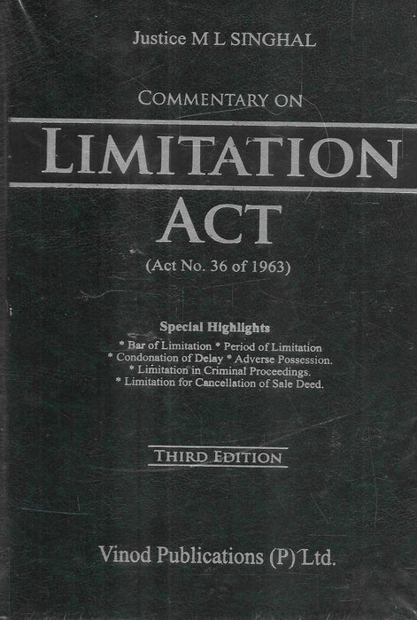 Commentary on Limitation Act