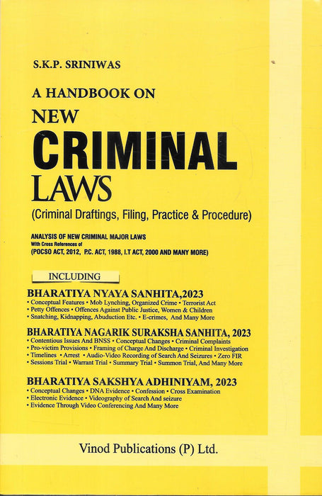 A Handbook On New Criminal Laws