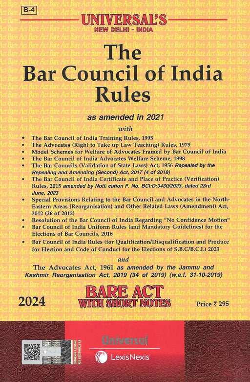Universal's - The Bar Council Of India