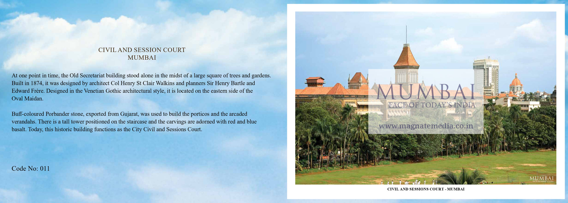 Bombay High Court & Iconic Mumbai Heritage Posters Collection